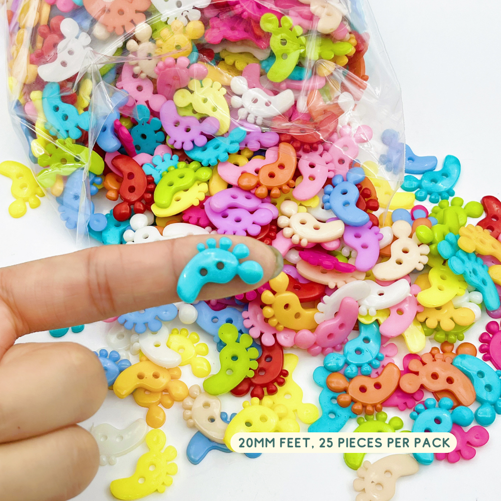 Colorful DIY Button Art Kit for Kids