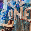 Big Shiny Macaron Foil Curtain Backdrop