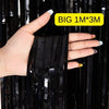 Big Shiny Macaron Foil Curtain Backdrop