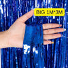Big Shiny Macaron Foil Curtain Backdrop
