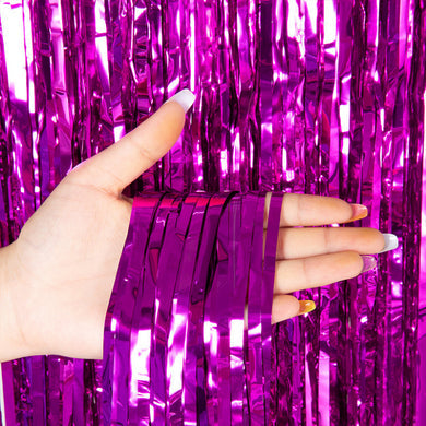Big Shiny Macaron Foil Curtain Backdrop