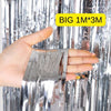 Big Shiny Macaron Foil Curtain Backdrop