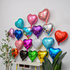 18-Inch Heart Shaped Foil Balloons