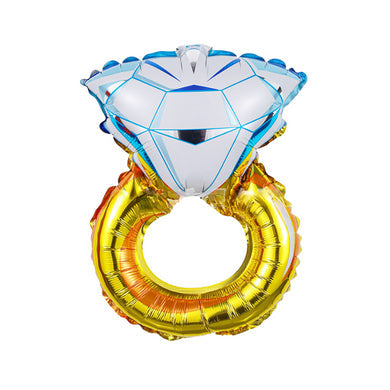 Roses and Diamond Ring Foil Balloons – Mother’s Day and Party Decoration