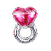 Roses and Diamond Ring Foil Balloons – Mother’s Day and Party Decoration