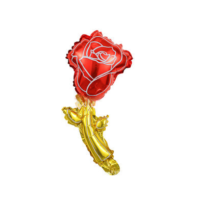 Roses and Diamond Ring Foil Balloons – Mother’s Day and Party Decoration