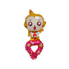 Children Head Balloons with Free Straws Kids Party Gift