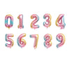32-Inch Number Foil Balloons for Birthday and Party Decorations