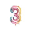 32-Inch Number Foil Balloons for Birthday and Party Decorations