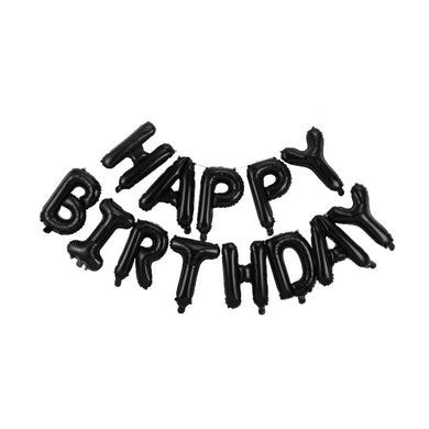16-Inch Happy Birthday Foil Letter Balloons Set