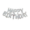 16-Inch Happy Birthday Foil Letter Balloons Set