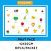 10pcs Disposable Baby Bibs & Food Mats & Drool Bibs