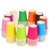 10 Piece Colourful Disposable Paper Cups and Paper Plates Set DIY Craft
