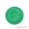 10 Piece Colourful Disposable Paper Cups and Paper Plates Set DIY Craft