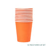 10 Piece Colourful Disposable Paper Cups and Paper Plates Set DIY Craft
