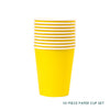 10 Piece Colourful Disposable Paper Cups and Paper Plates Set DIY Craft