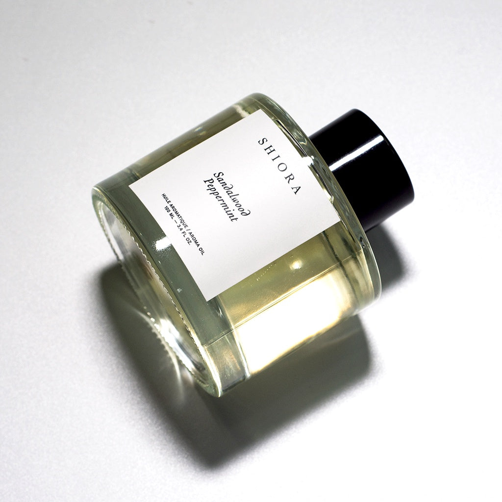 SHIORA Sandalwood Peppermint Reed Diffuser  | Aromatherapy | 50ml/100ml/200ml | Essential Oil |