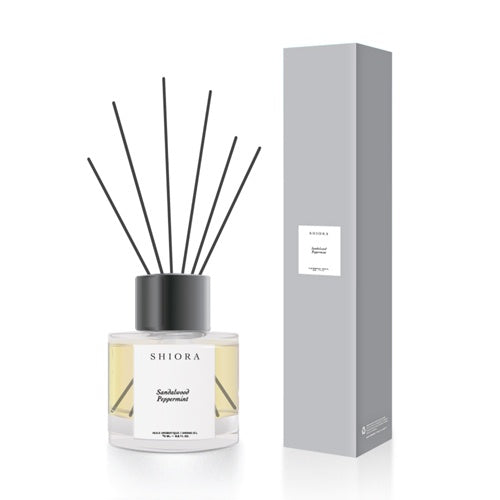 SHIORA Sandalwood Peppermint Reed Diffuser  | Aromatherapy | 50ml/100ml/200ml | Essential Oil |
