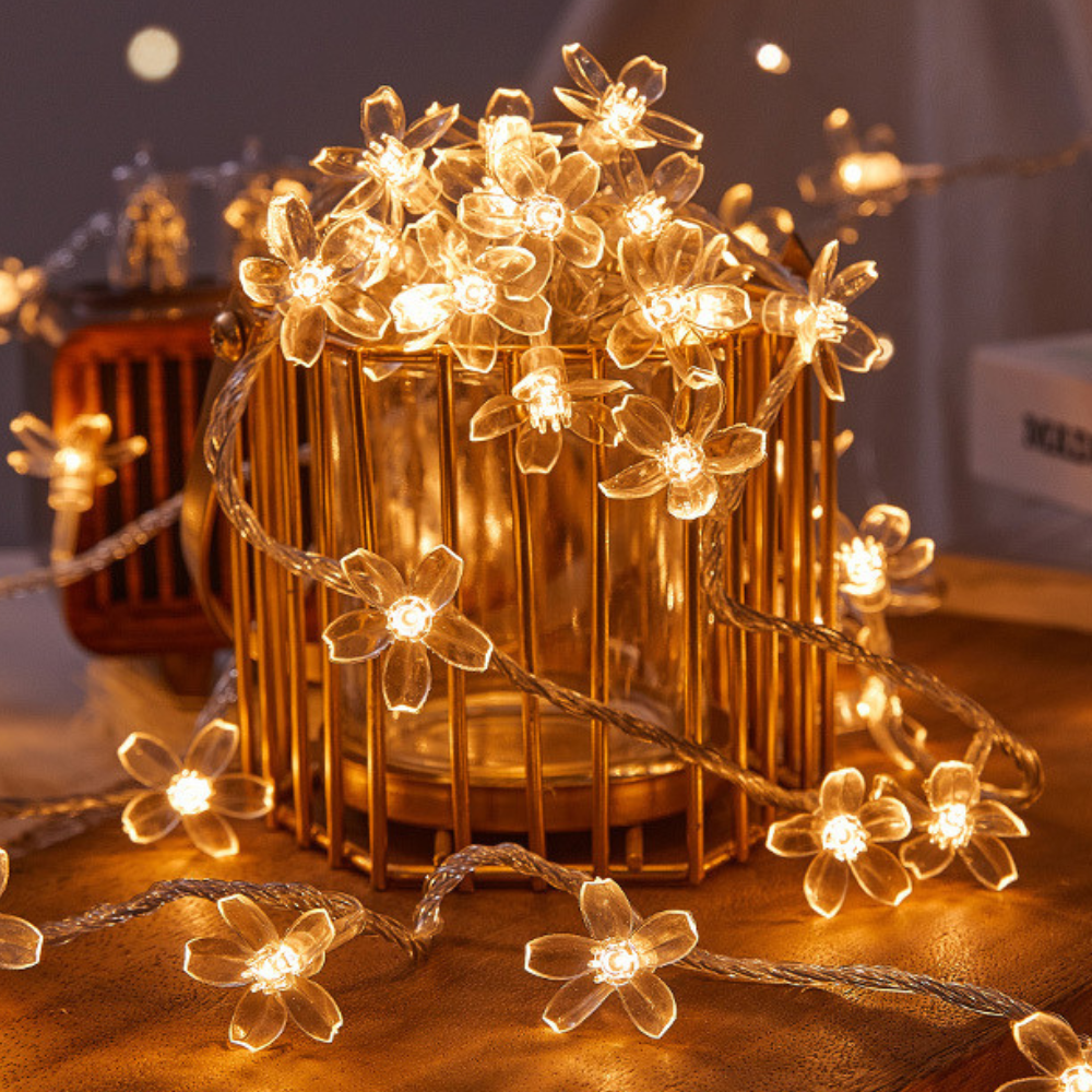 Christmas LED Star Light - Fairy Light Garland Solar Decoration