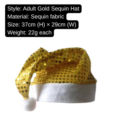 Christmas Santa Hat Set Adult and Kids