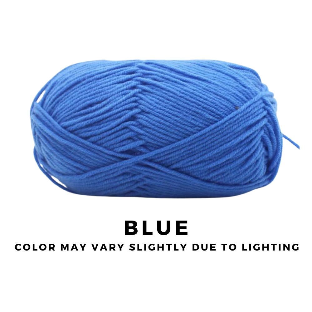 [FREE GIFT] 3 Pieces - 4-Ply Milk Cotton Yarn 50g · Soft Combed Cotton Acrylic Blend