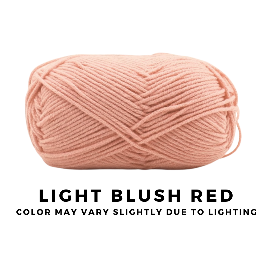 4-Ply 5-Ply Milk Cotton Yarn 50g · Soft Combed Cotton Acrylic Blend