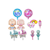 Gender Reveal Foil Balloons Baby Shower Party Decorations