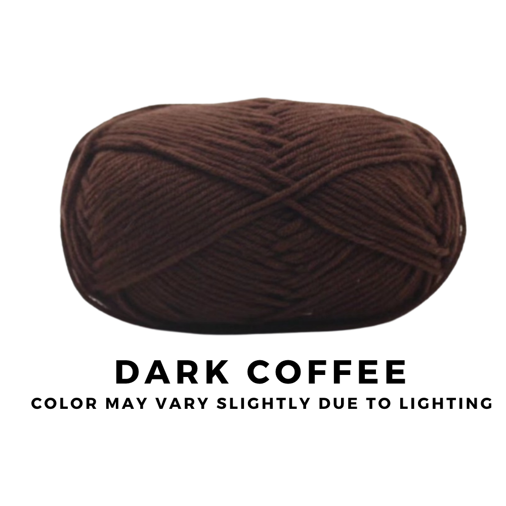 4-Ply 5-Ply Milk Cotton Yarn 50g · Soft Combed Cotton Acrylic Blend
