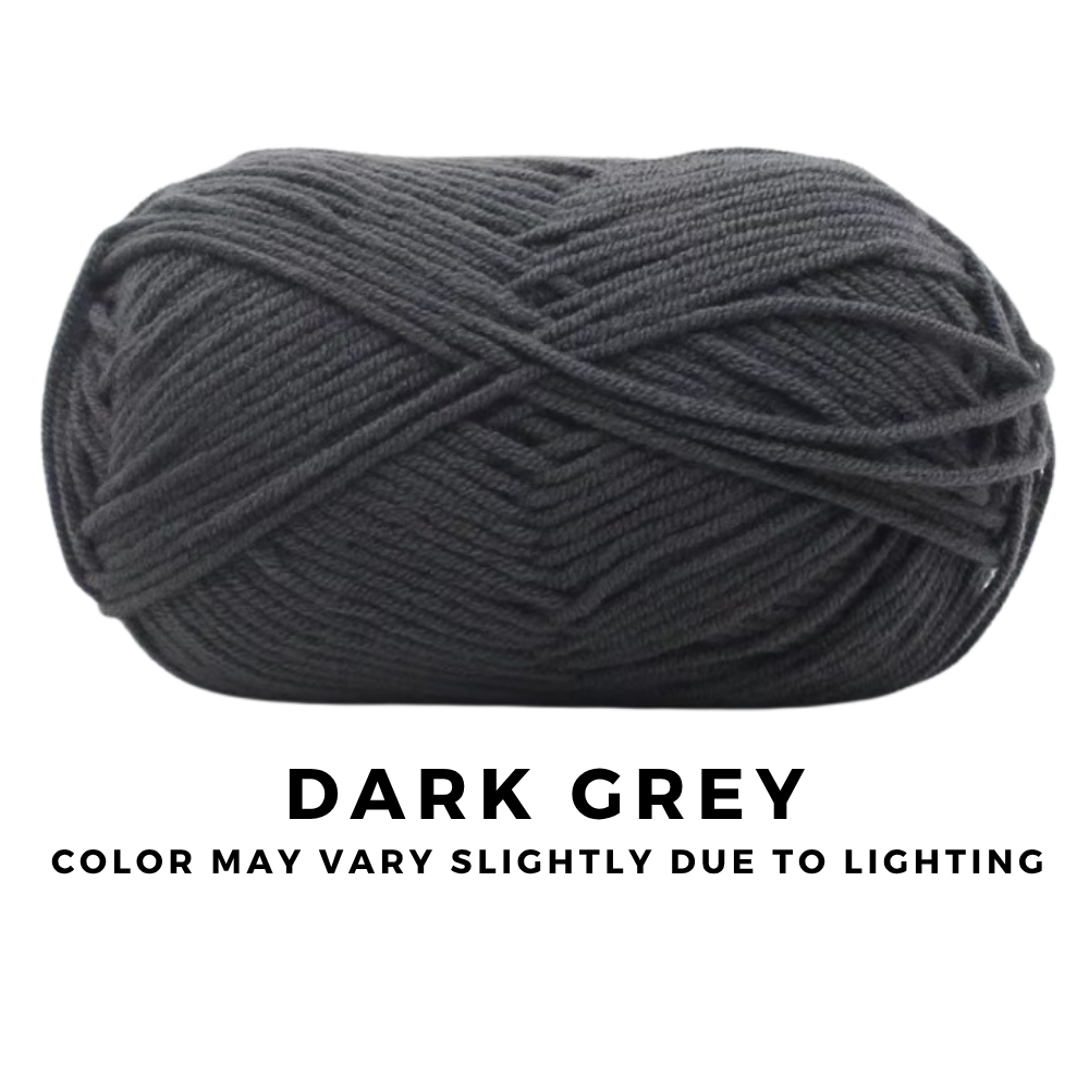 [FREE GIFT] 3 Pieces - 4-Ply Milk Cotton Yarn 50g · Soft Combed Cotton Acrylic Blend