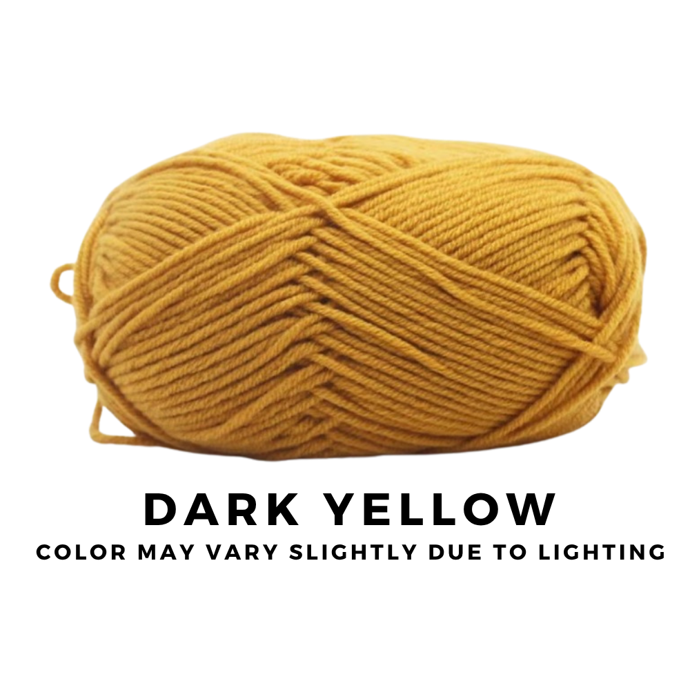 4-Ply 5-Ply Milk Cotton Yarn 50g · Soft Combed Cotton Acrylic Blend