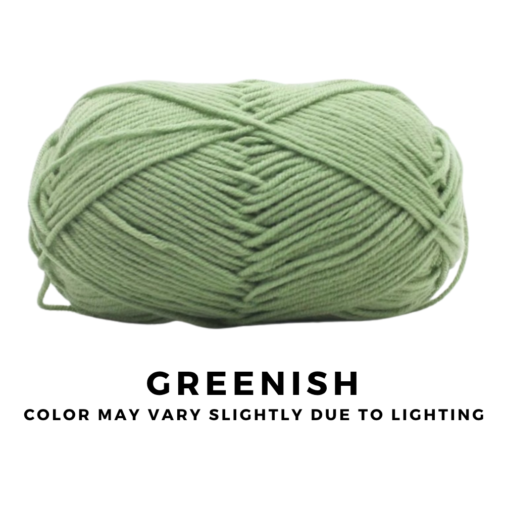 [FREE GIFT] 3 Pieces - 4-Ply Milk Cotton Yarn 50g · Soft Combed Cotton Acrylic Blend