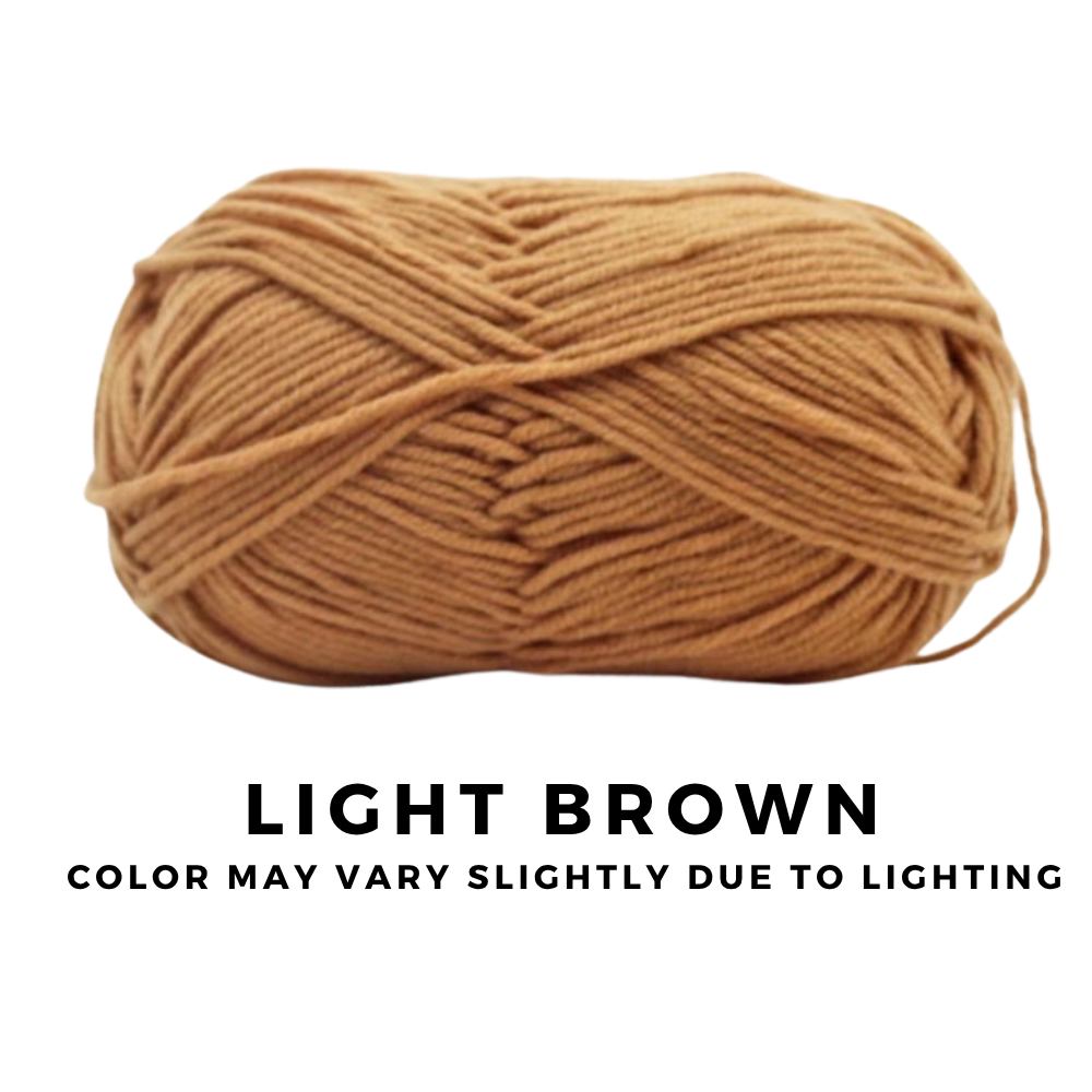 4-Ply 5-Ply Milk Cotton Yarn 50g · Soft Combed Cotton Acrylic Blend