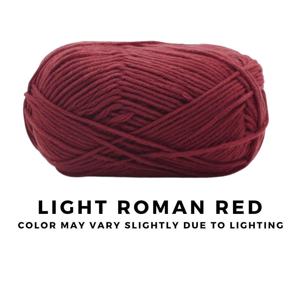4-Ply 5-Ply Milk Cotton Yarn 50g · Soft Combed Cotton Acrylic Blend