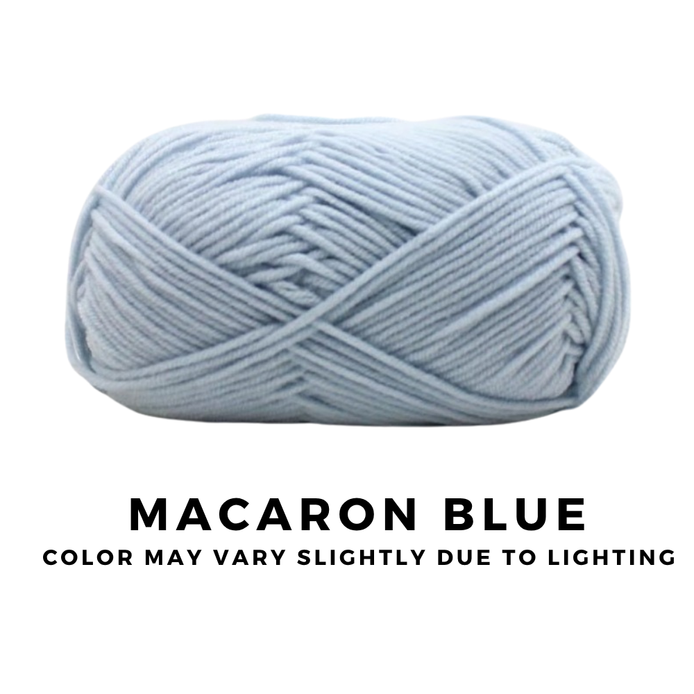 [FREE GIFT] 3 Pieces - 4-Ply Milk Cotton Yarn 50g · Soft Combed Cotton Acrylic Blend
