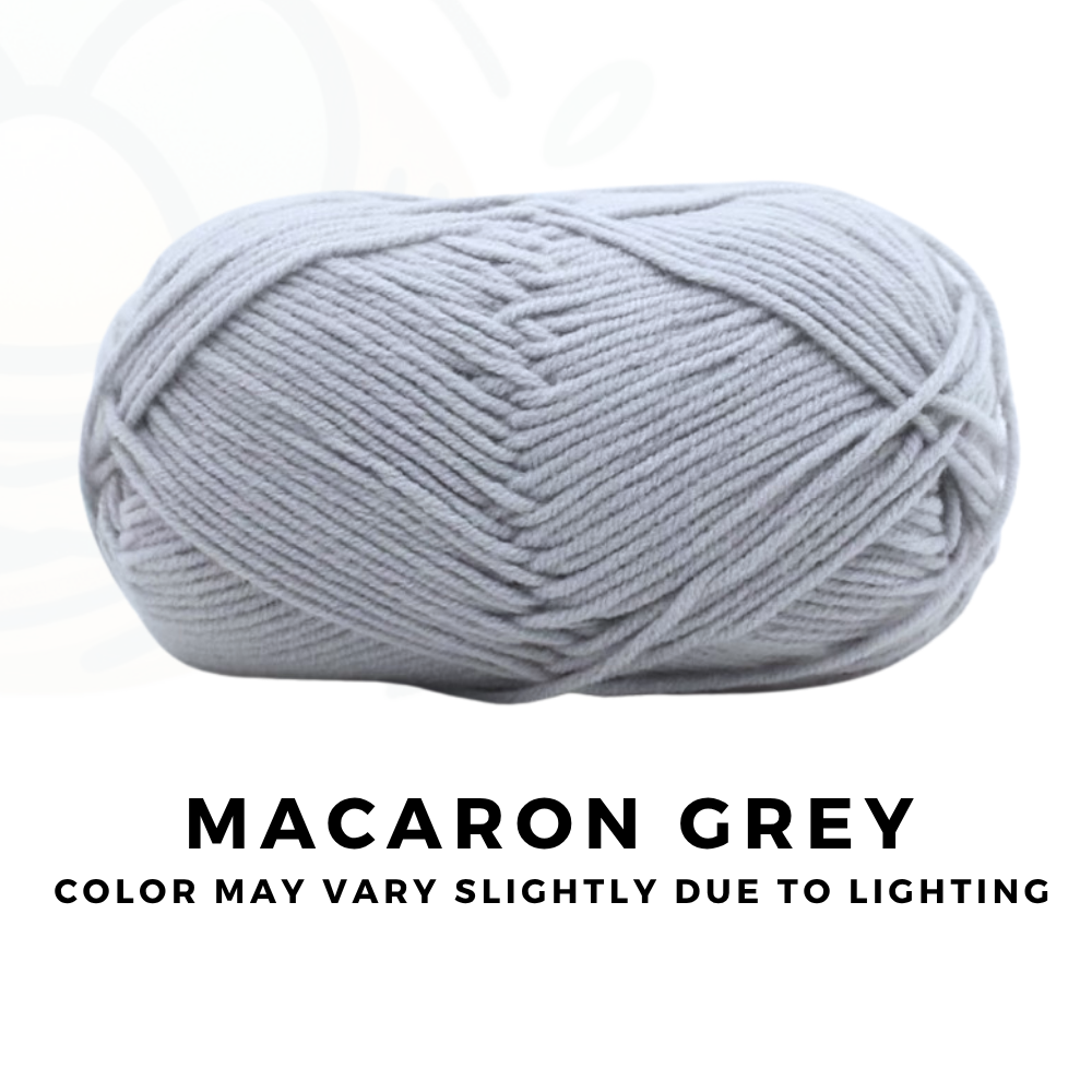 [FREE GIFT] 3 Pieces - 4-Ply Milk Cotton Yarn 50g · Soft Combed Cotton Acrylic Blend