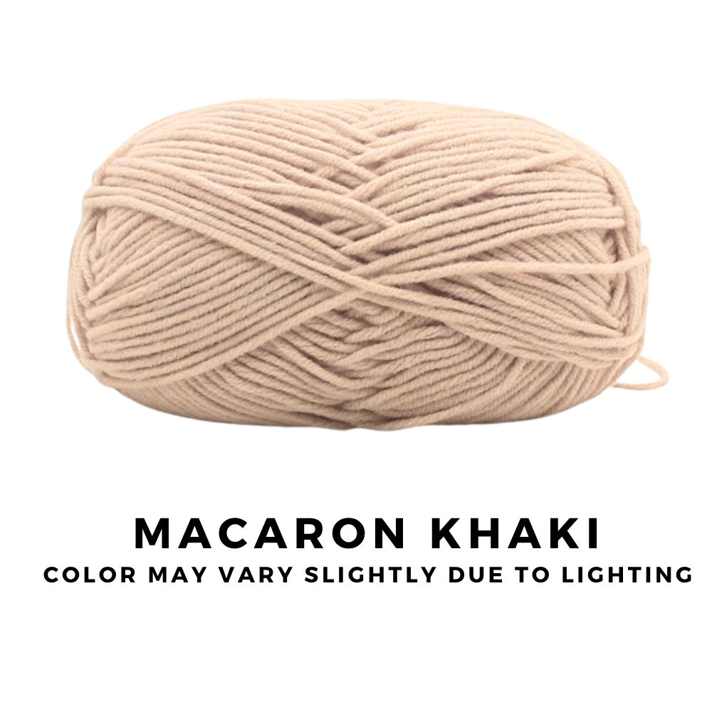 [FREE GIFT] 3 Pieces - 4-Ply Milk Cotton Yarn 50g · Soft Combed Cotton Acrylic Blend