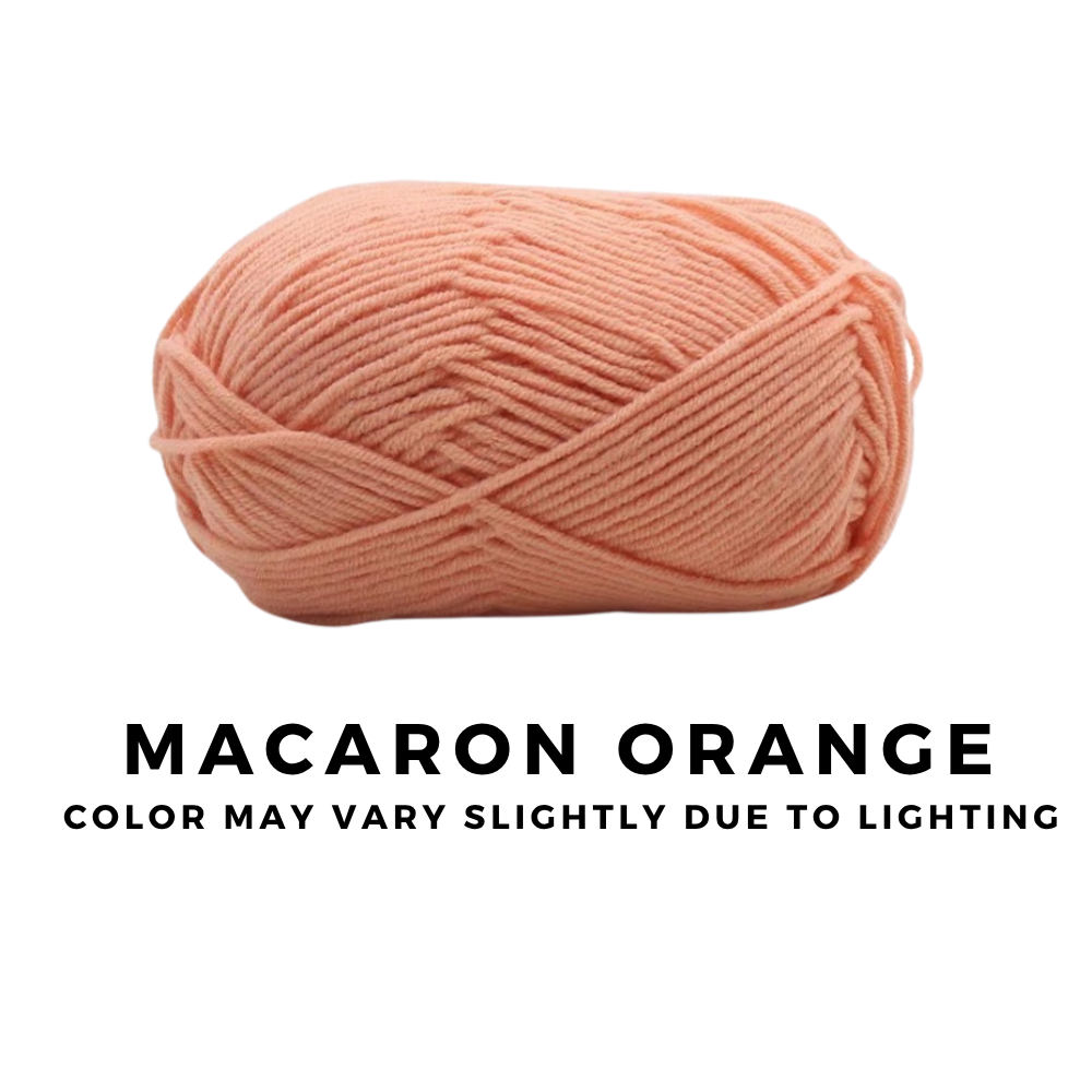 4-Ply 5-Ply Milk Cotton Yarn 50g · Soft Combed Cotton Acrylic Blend