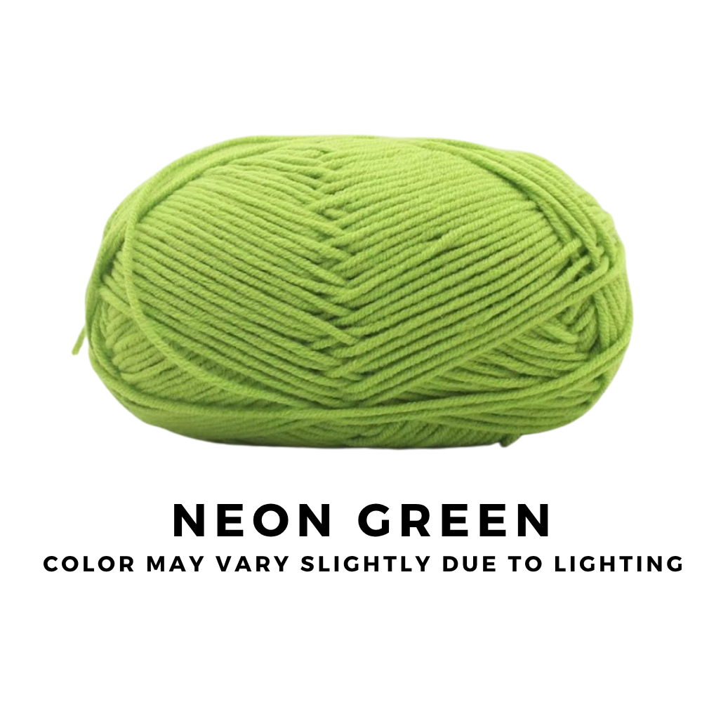 [FREE GIFT] 3 Pieces - 4-Ply Milk Cotton Yarn 50g · Soft Combed Cotton Acrylic Blend
