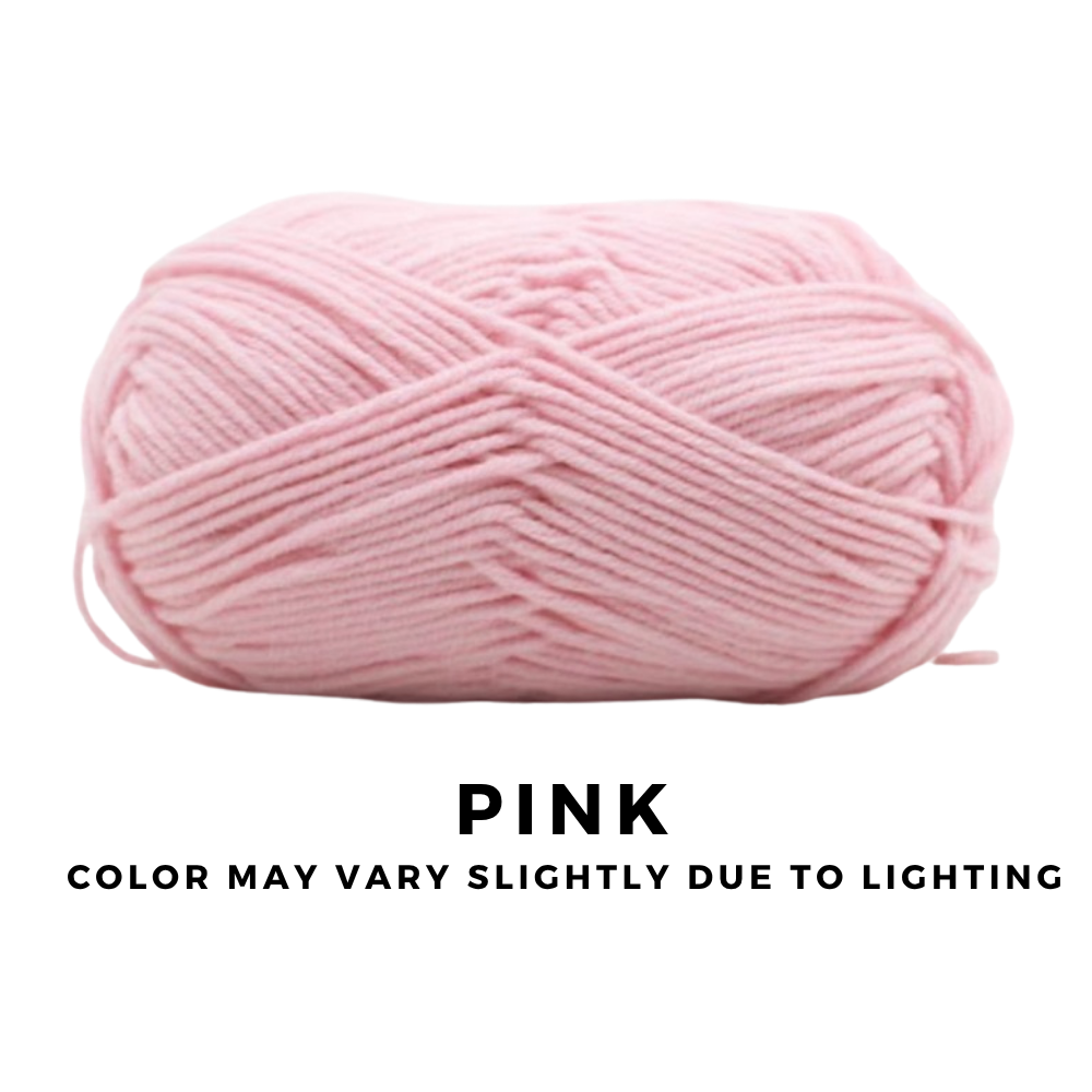 [FREE GIFT] 3 Pieces - 4-Ply Milk Cotton Yarn 50g · Soft Combed Cotton Acrylic Blend