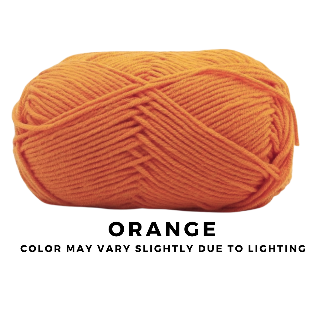 [FREE GIFT] 3 Pieces - 4-Ply Milk Cotton Yarn 50g · Soft Combed Cotton Acrylic Blend