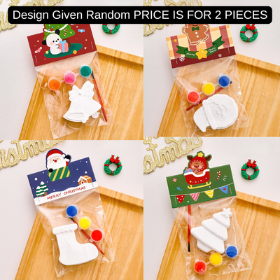 Christmas DIY Clay Painting Kit 2 Piece