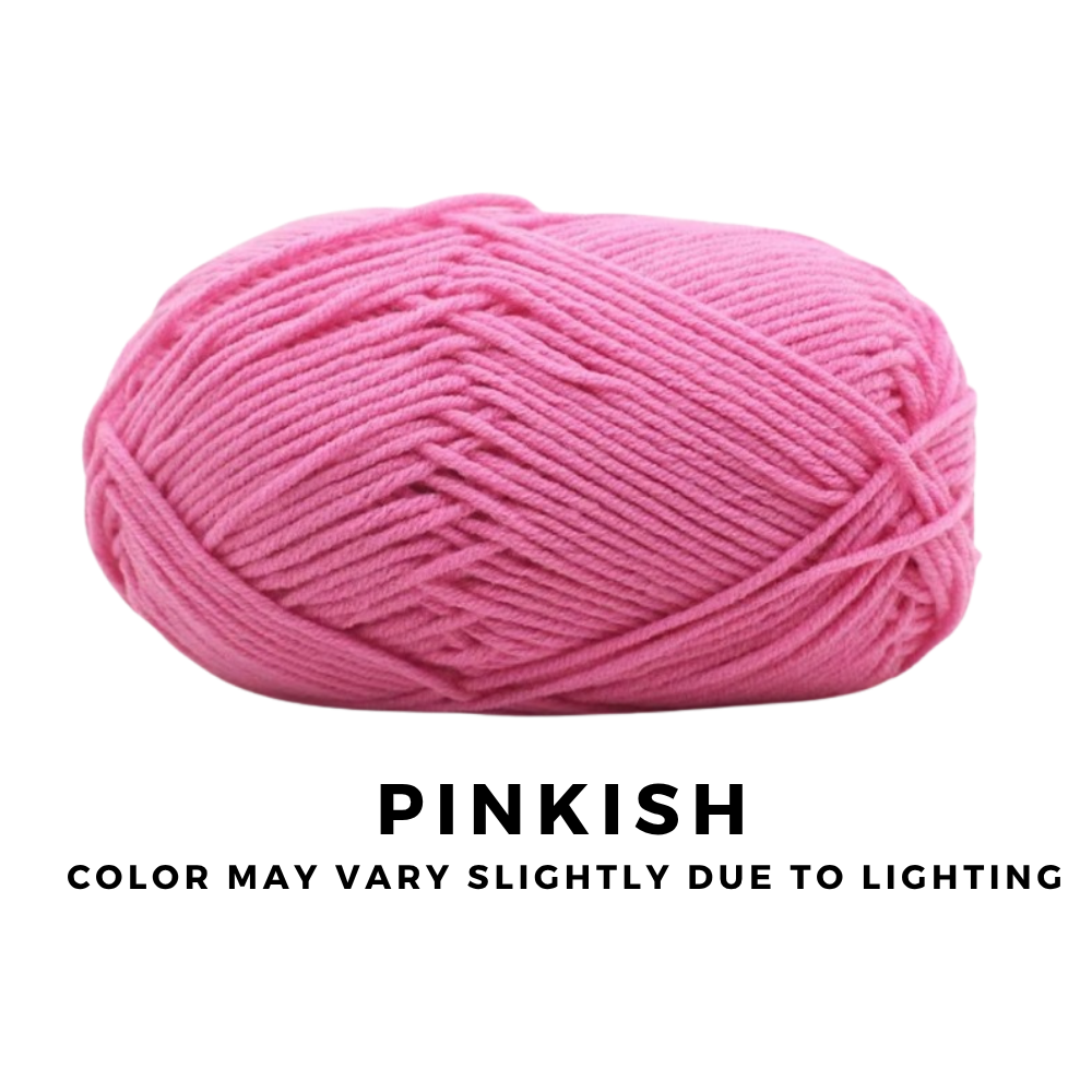 4-Ply 5-Ply Milk Cotton Yarn 50g · Soft Combed Cotton Acrylic Blend