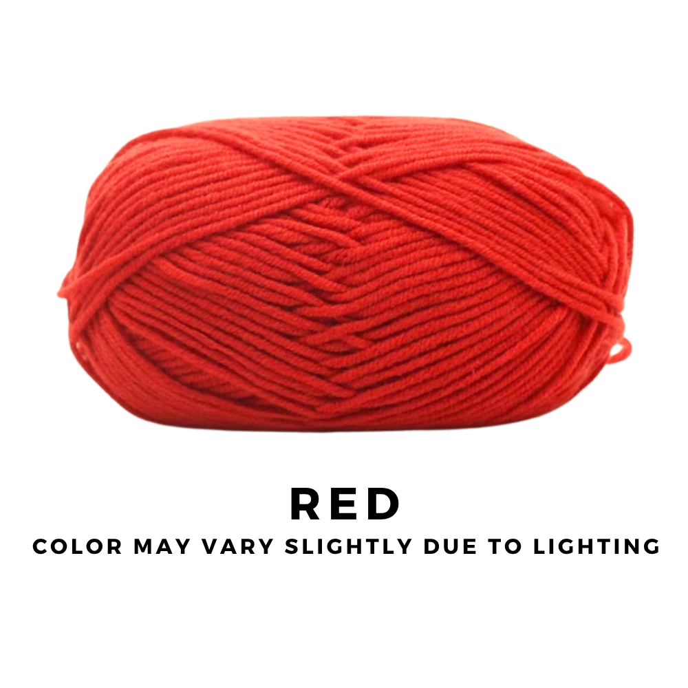 4-Ply 5-Ply Milk Cotton Yarn 50g · Soft Combed Cotton Acrylic Blend