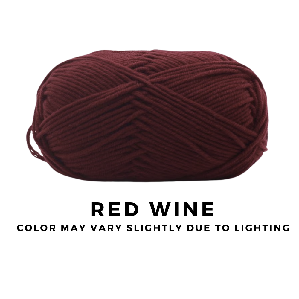 [FREE GIFT] 3 Pieces - 4-Ply Milk Cotton Yarn 50g · Soft Combed Cotton Acrylic Blend
