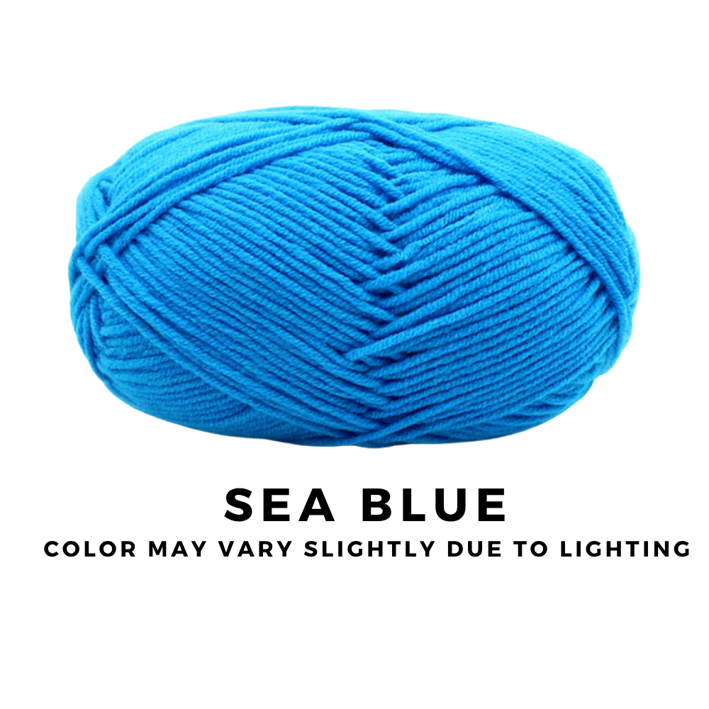 4-Ply 5-Ply Milk Cotton Yarn 50g · Soft Combed Cotton Acrylic Blend