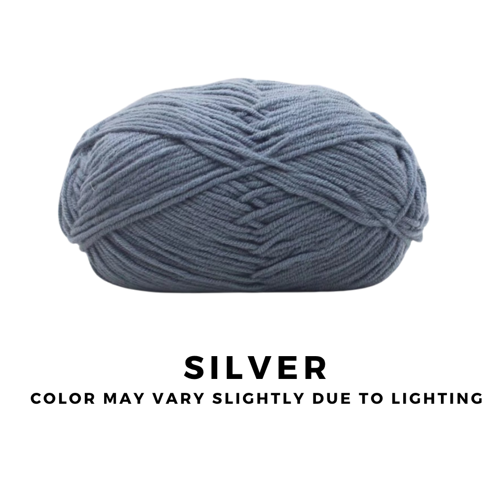 4-Ply 5-Ply Milk Cotton Yarn 50g · Soft Combed Cotton Acrylic Blend