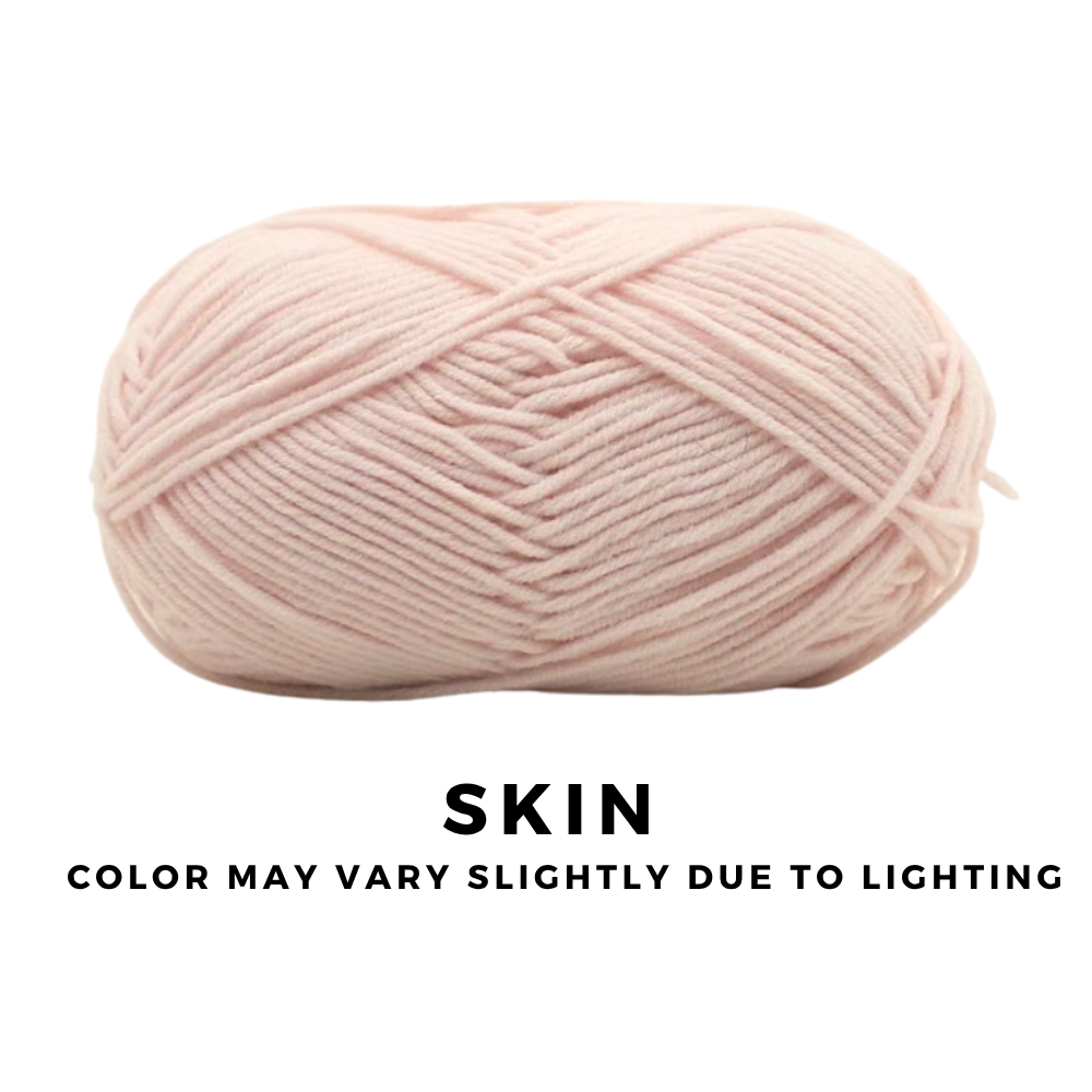 4-Ply 5-Ply Milk Cotton Yarn 50g · Soft Combed Cotton Acrylic Blend