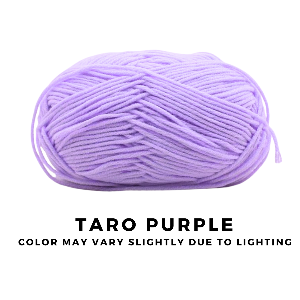 [FREE GIFT] 3 Pieces - 4-Ply Milk Cotton Yarn 50g · Soft Combed Cotton Acrylic Blend
