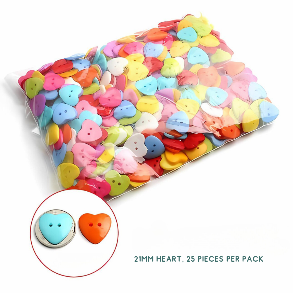 Colorful DIY Button Art Kit for Kids