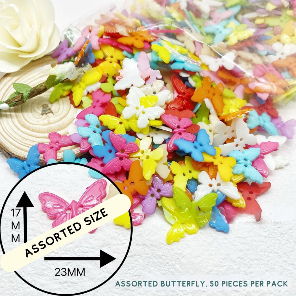 Colorful DIY Button Art Kit for Kids